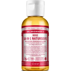 Dr. Bronner's 18-in-1 Naturseife Rose 60 ml