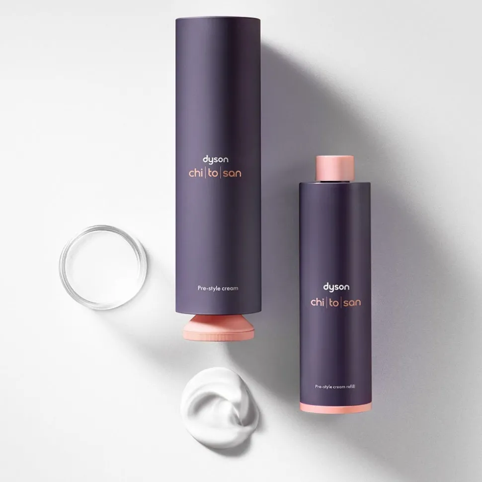 Dyson Chitosan Glattes bis Welliges Haar Pre-Style Cream light 100 ml