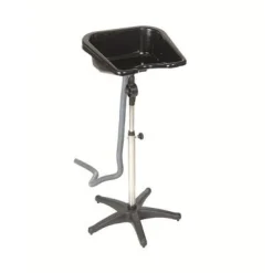 Efalock - Mobiles Waschbecken flach - schwarz