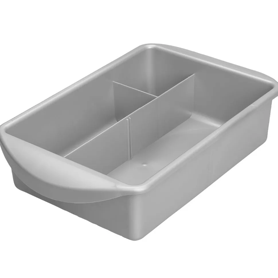 Efalock Arbeitskasten Runder Griff Silber