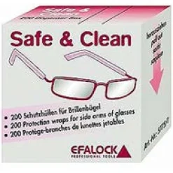 Efalock Brillenbügel-Schutz Box mit 200 Hüllen