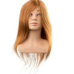 Efalock Übungskopf Lotta Humanhaar hellbraun 40 cm