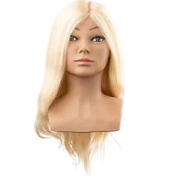Efalock Übungskopf Marla Humanhaar lichtblond 40 cm