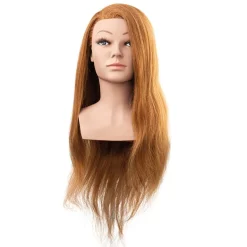 Efalock Übungskopf Mila Humanhaar hellbraun 60 cm