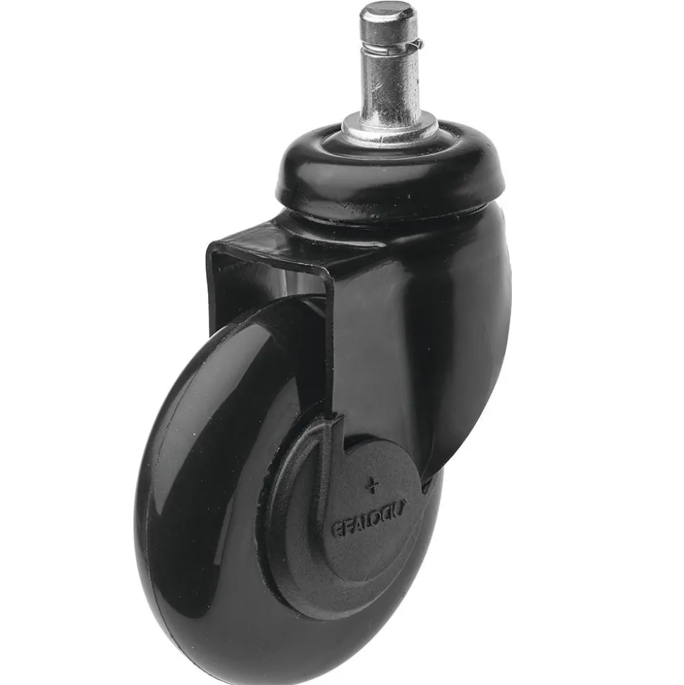 Efalock Clic Tec Rolle für Hocker Schwarz