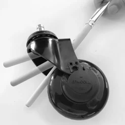 Efalock Clic Tec Rolle für Hocker Schwarz