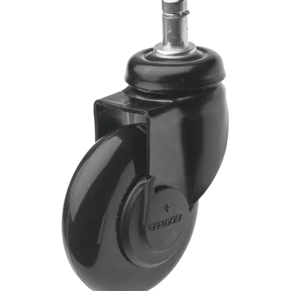 Efalock Clic Tec Rolle schwarz 5er f.Hocker