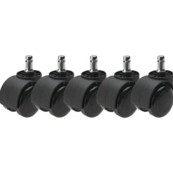 Efalock Emotion Rolle gebremst für Rollhocker 5 Stück