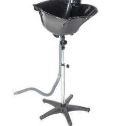 Efalock Friseur Waschbecken Mobil Tief - schwarz