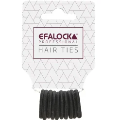 Efalock Haargummi Mini schwarz 10 Stück