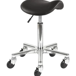 Efalock Rollhocker Clic Tec Classic Saddle Comfy Alu M