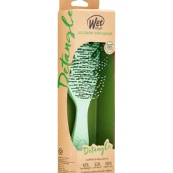 Efalock Wet Brush Go Green Detangler Green