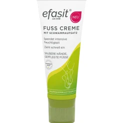 efasit Fuß Creme mit Schwammaufsatz 75 ml