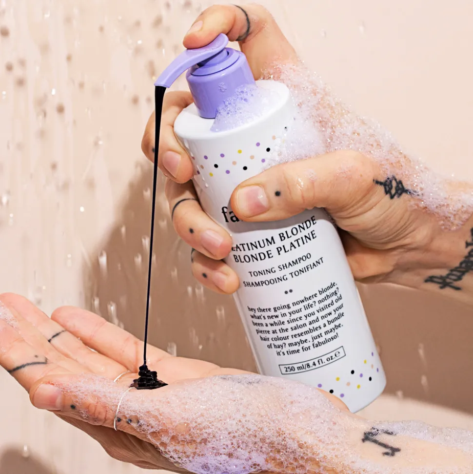 evo Fabuloso Platinum Blonde Toning Shampoo 250 ml