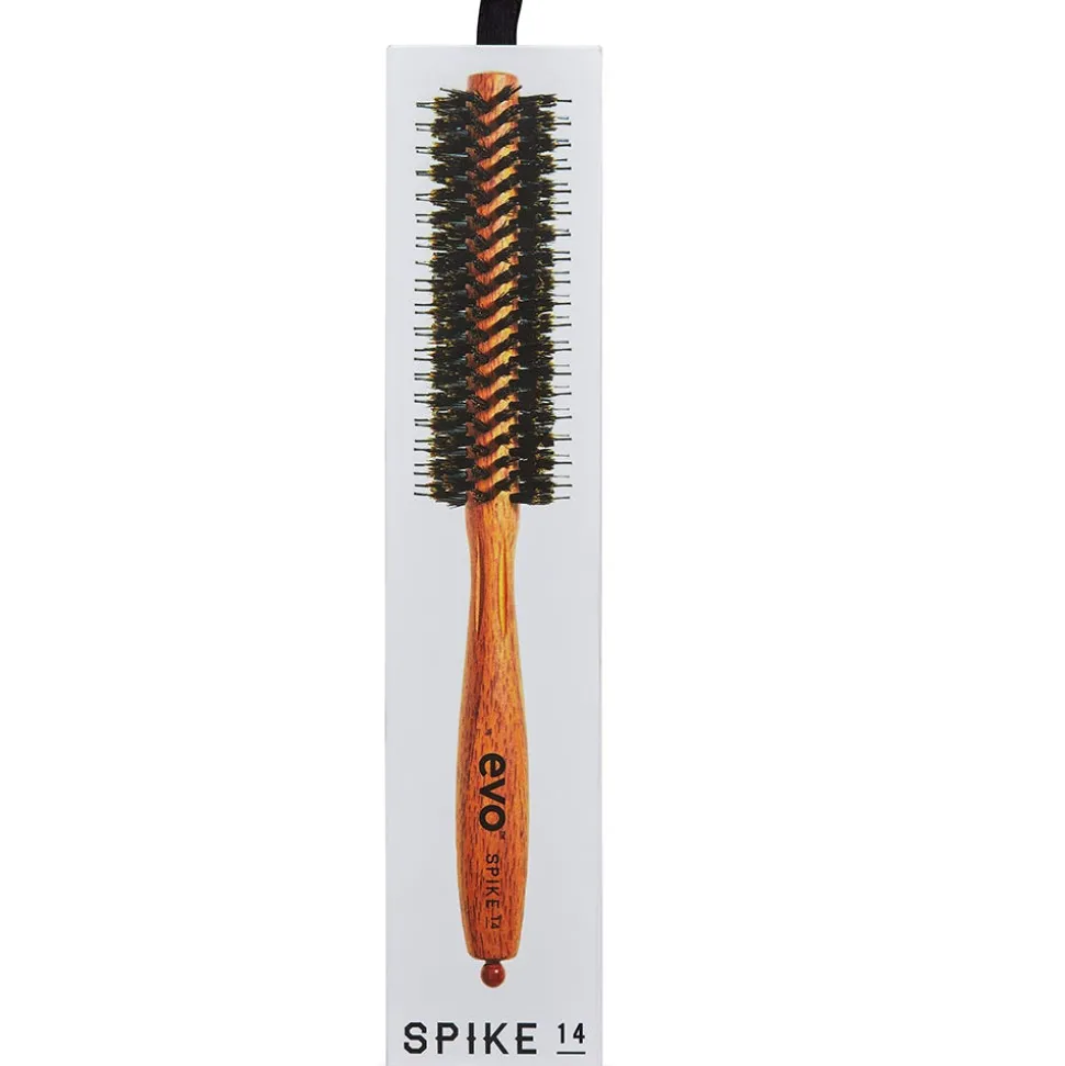evo Spike Nylon Pin Bristle Radial Brush 14 mm