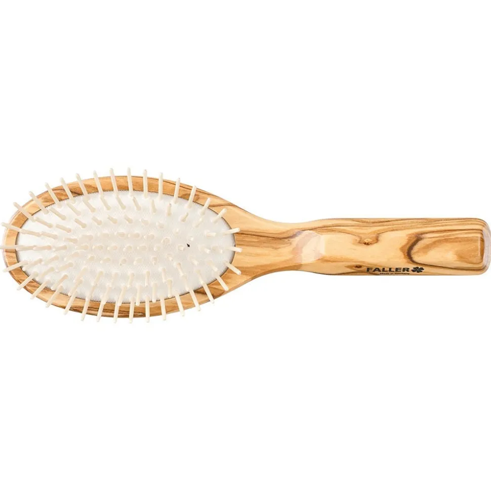 Faller Haarbürste Olivia großer Griff mit Holzstiften