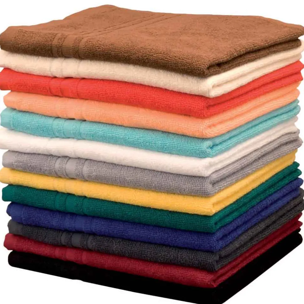 FineTex Pro ''Energie'' Energiesparhandtuch Rot 38 cm x 95 cm