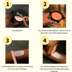 fleeky Mikrowellen Wachs Set