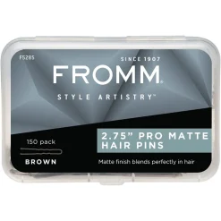 Fromm Essentials Haarklemmen Braun 2.75 Inch 150 Stück