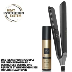 ghd chronos schwarz & bodyguard coloriertes Haar Hitzeschutz Pflegeduo