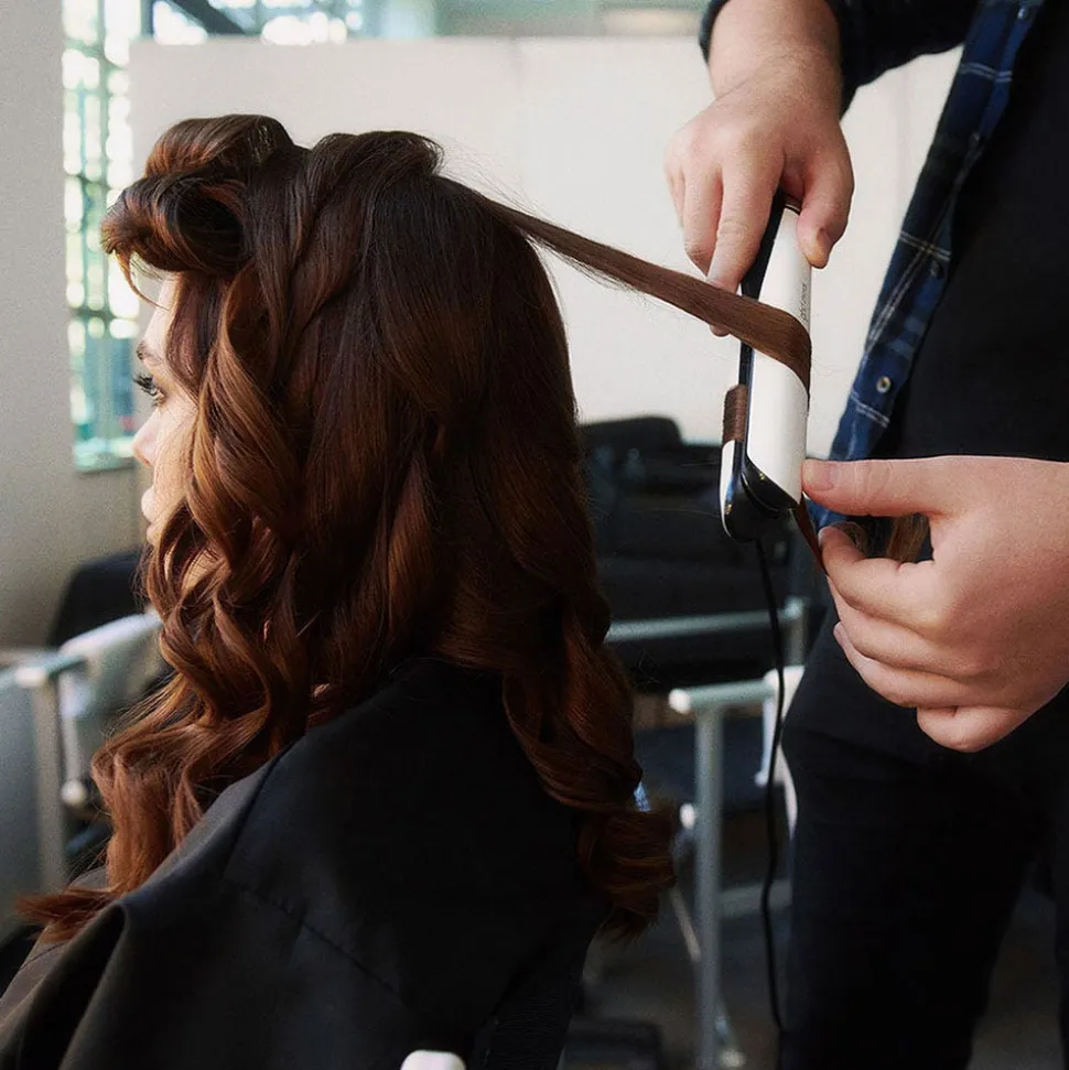 ghd chronos schwarz & bodyguard coloriertes Haar Hitzeschutz Pflegeduo