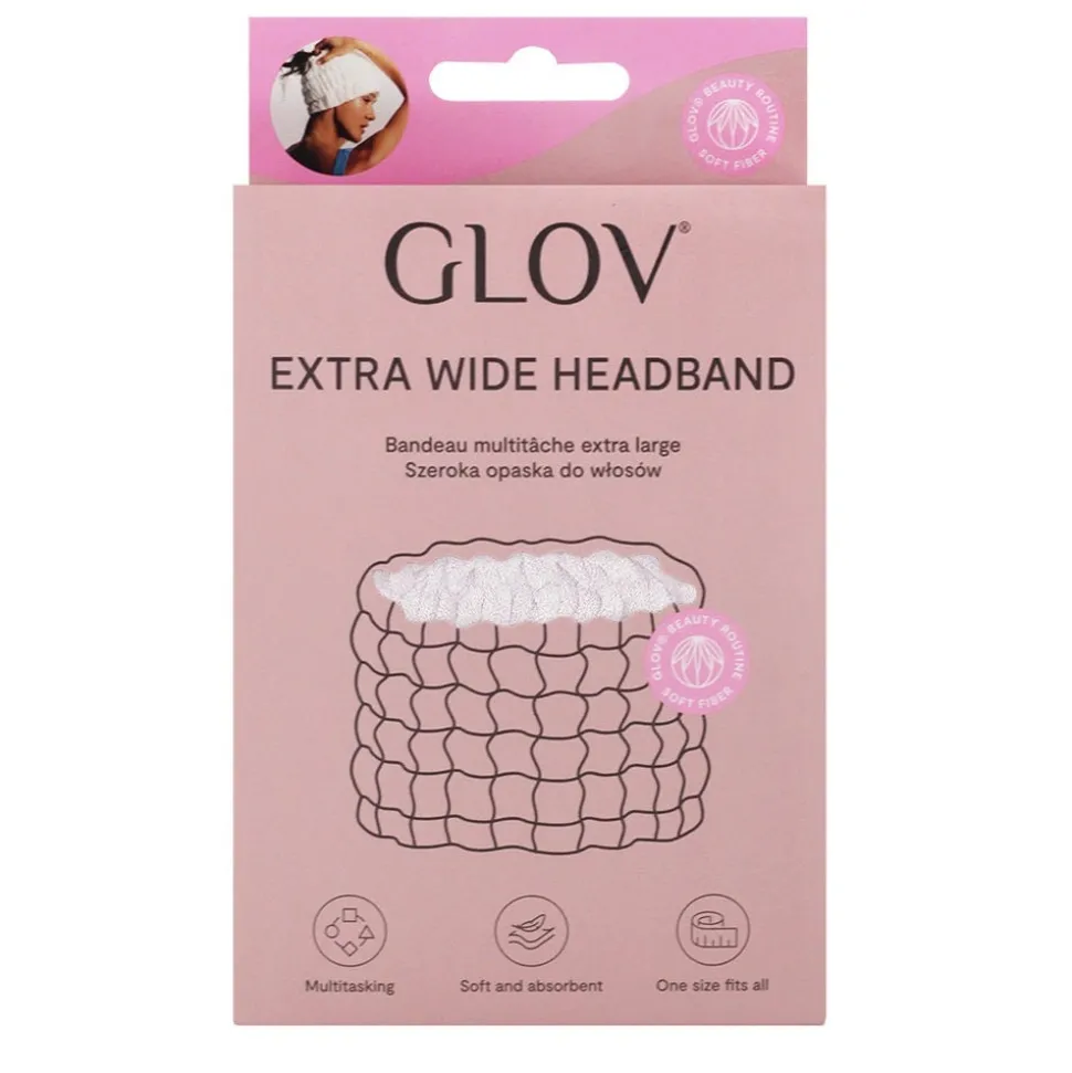 GLOV Extra Wide Headband - White