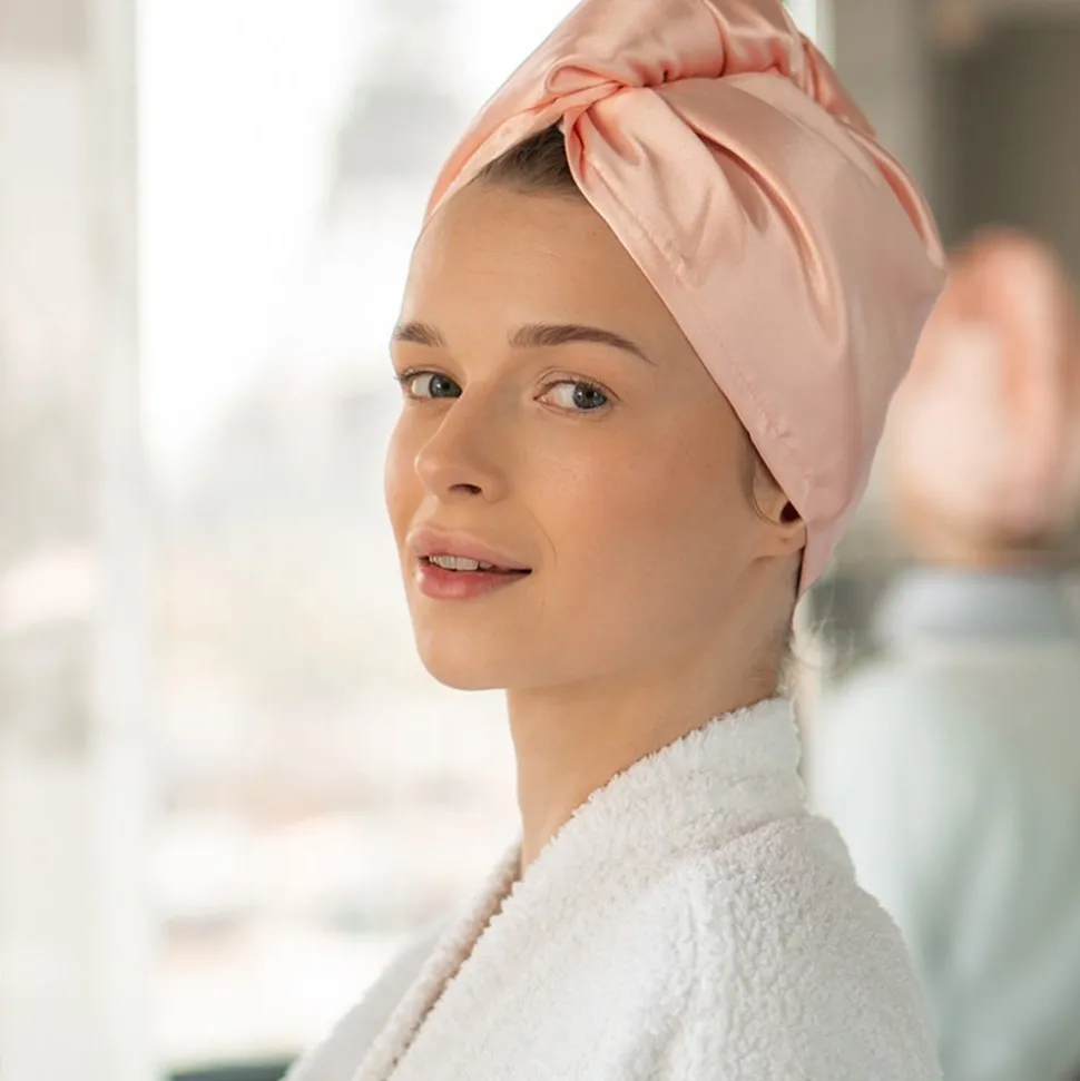 GLOV Sport and Satin Hair Towel Wrap - Pink