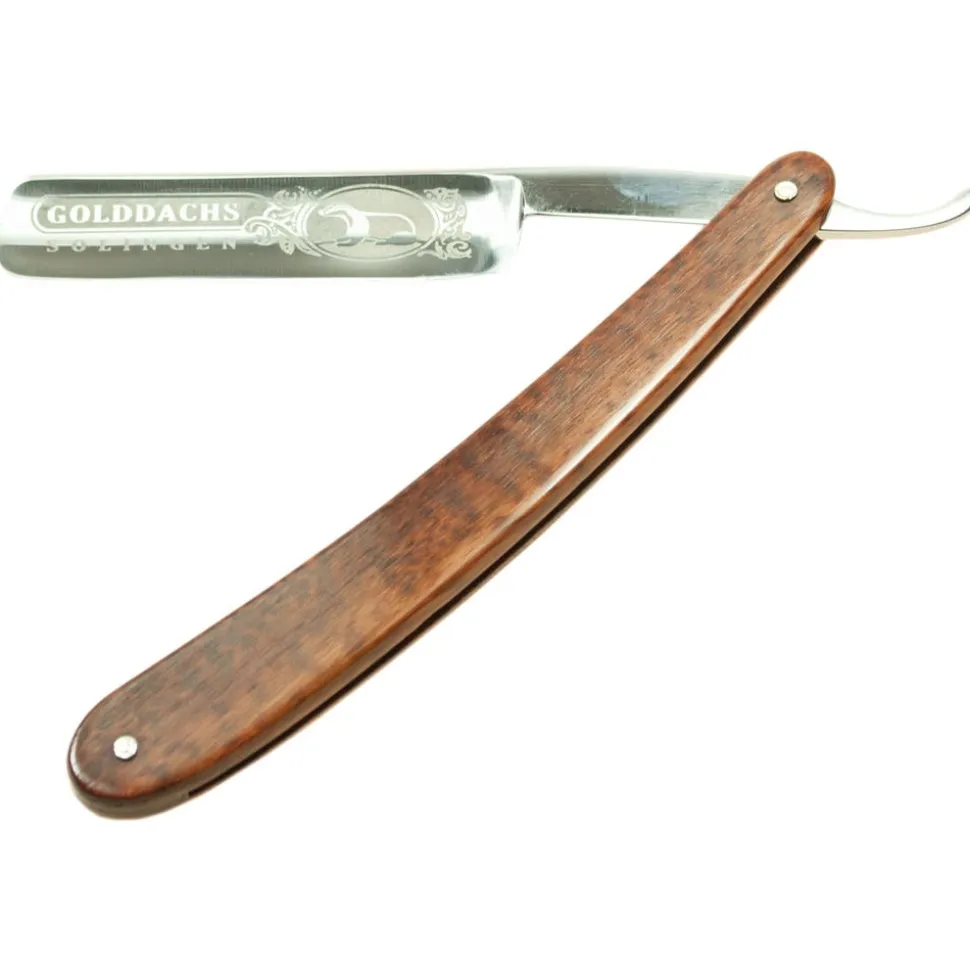 Golddachs Rasiermesser, Schlangen-Holz Schale