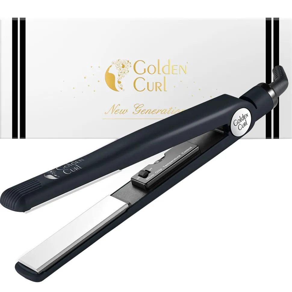 Golden Curl Tourmaline Glätteisen (Black & White)