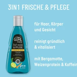 Guhl MEN Frische & Pflege Belebendes 3in1 Shampoo 250 ml