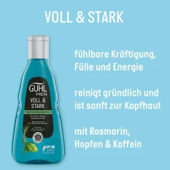 Guhl MEN Voll & Stark Kräftiges Shampoo 250 ml