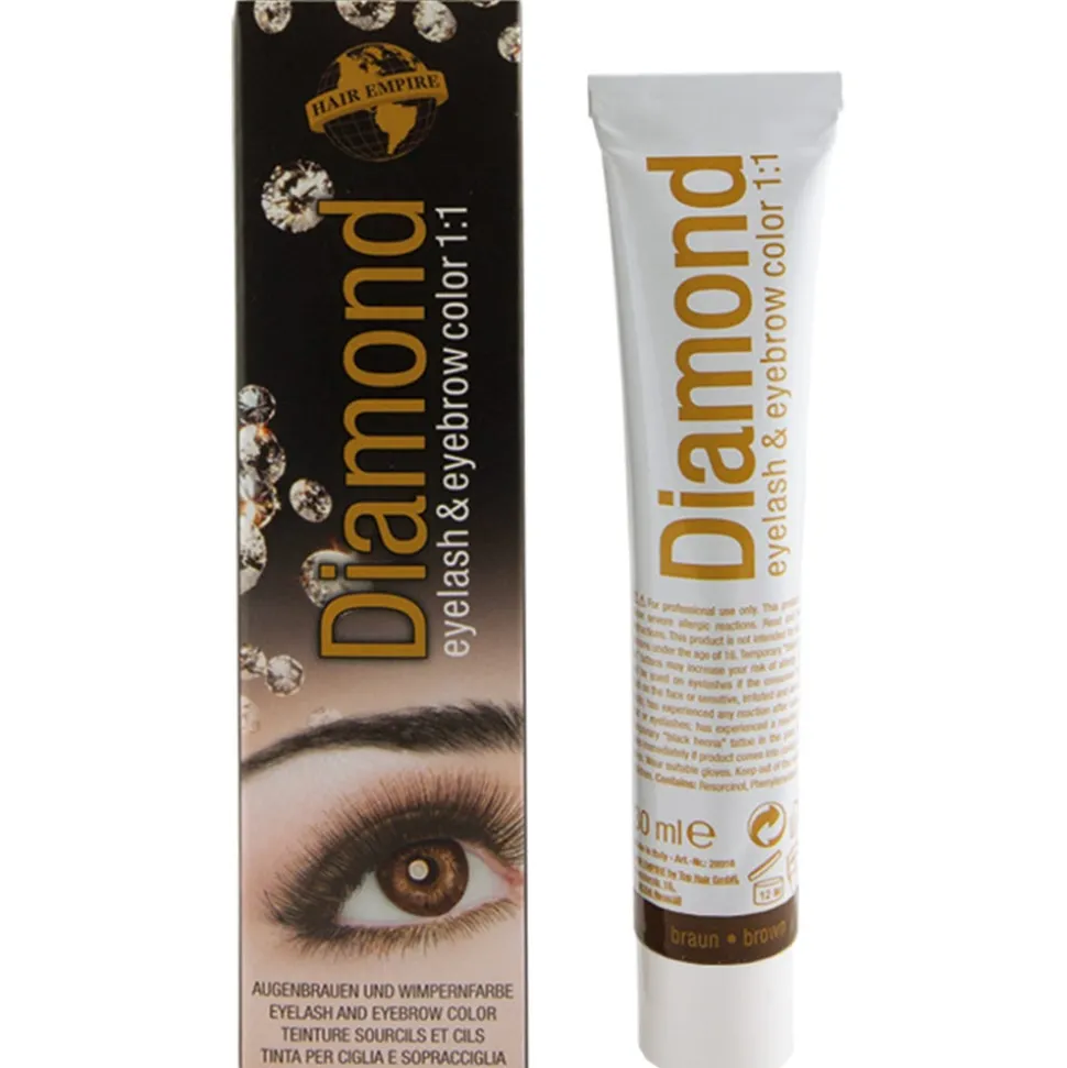 Hair Empire Diamond Color Augenbrauen & Wimpern Braun 30 ml