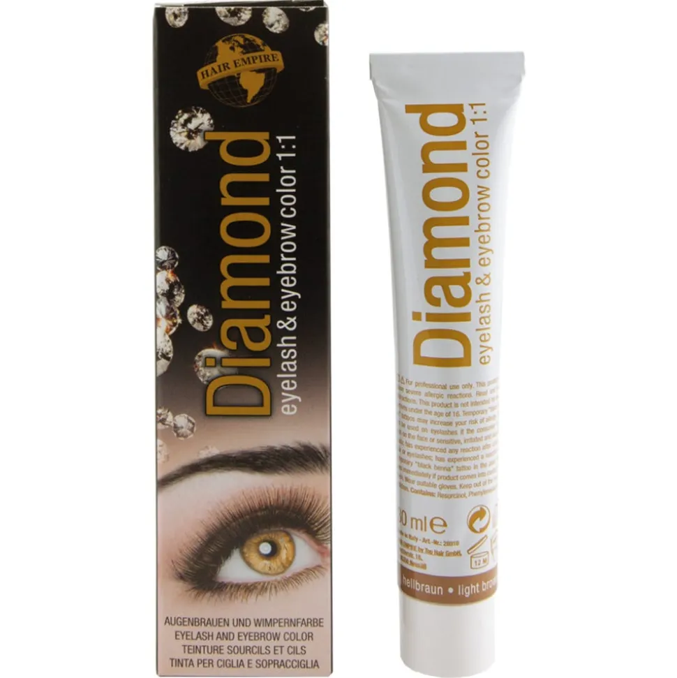 Hair Empire Diamond Color Augenbrauen & Wimpern Hellbraun 30 ml