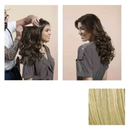 Hairdo Haarteil Clip in Wavy Extension R22 Swedish Blond 55 cm