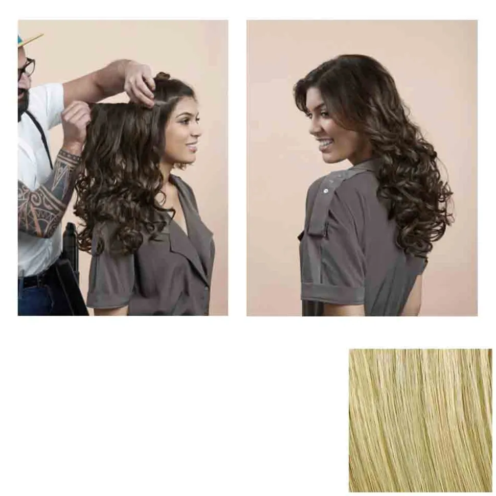 Hairdo Haarteil Clip in Wavy Extension R22 Swedish Blond 55 cm