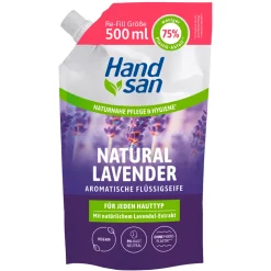 Handsan Natural Lavender Flüssigseife Nachfüllbeutel 500 ml