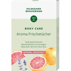 Hildegard Braukmann Body Care Aroma Frischetücher Lavendel Grapefruit 10er