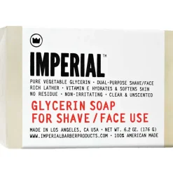 Imperial Barber Products Glycerin Shave/Face Soap 183 ml Bar