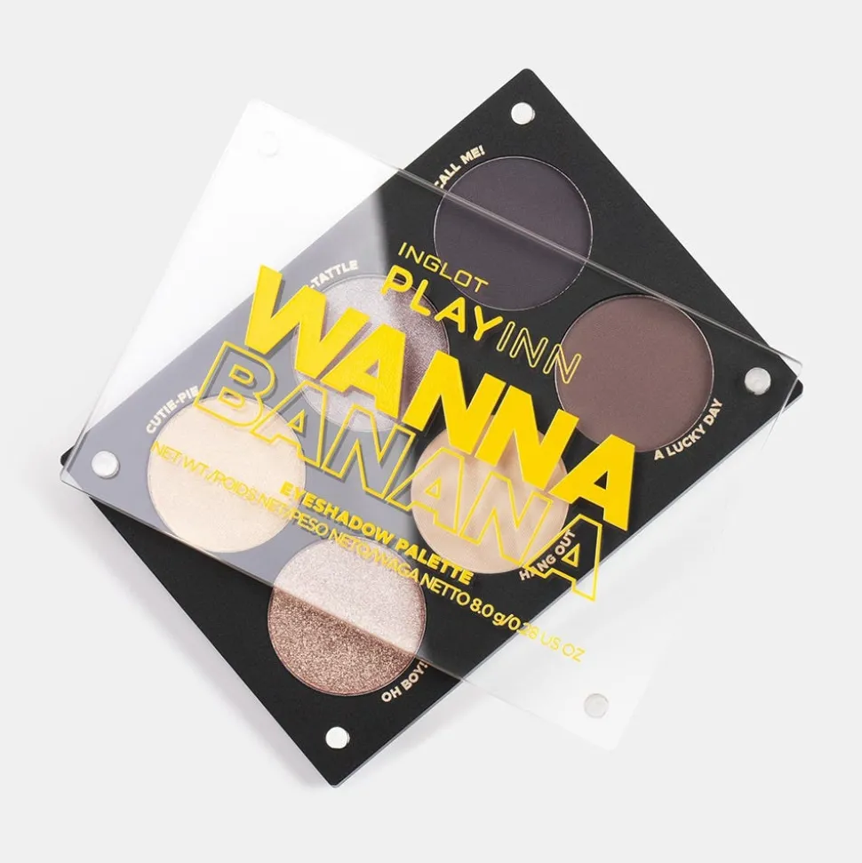 INGLOT PLAYINN Wanna Banana Eyeshadow Palette 8 g