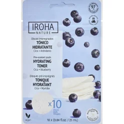 Iroha Exfoliating Toner Pads - Blaubeere