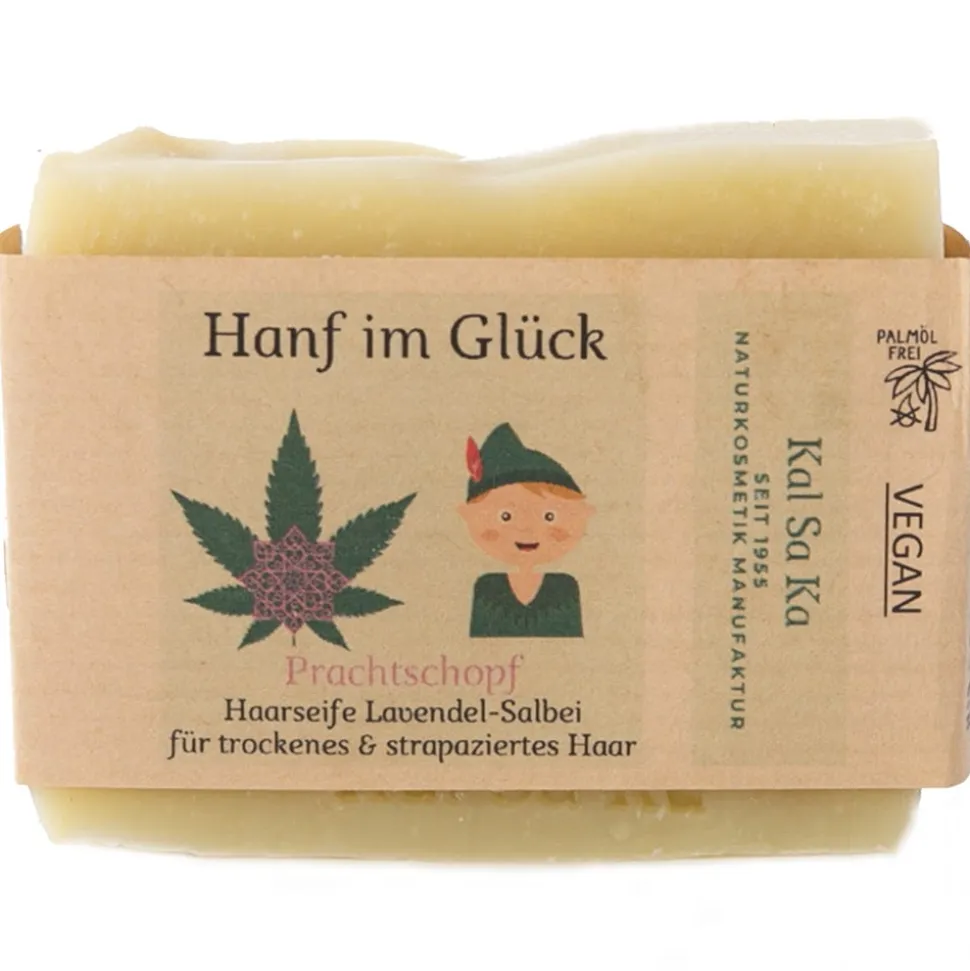 Kal Sa Ka Hanfseife Prachtschopf Lavendel & Salbei 75 g