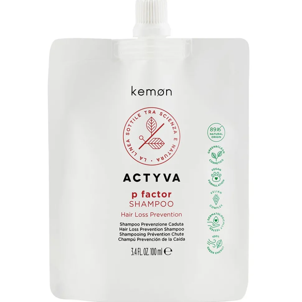 kemon Actyva P Factor Shampoo Pouch Bag 100 ml