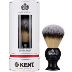 Kent Synthetik Rasierpinsel Medium Schwarz