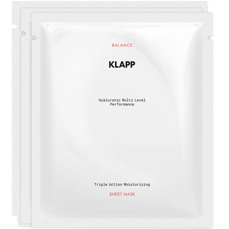 Klapp Balance Triple Action Moisturizing Sheet Mask 3er