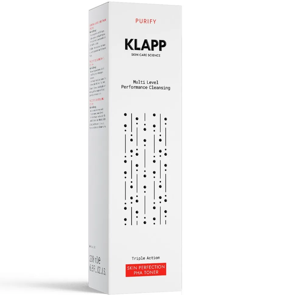 Klapp Cosmetics Purify Triple Action Skin Perfection PHA Toner 200 ml