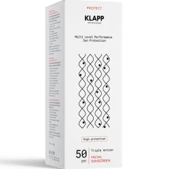 Klapp Cosmetics Triple Action Facial Suncreen 50SPF 50 ml