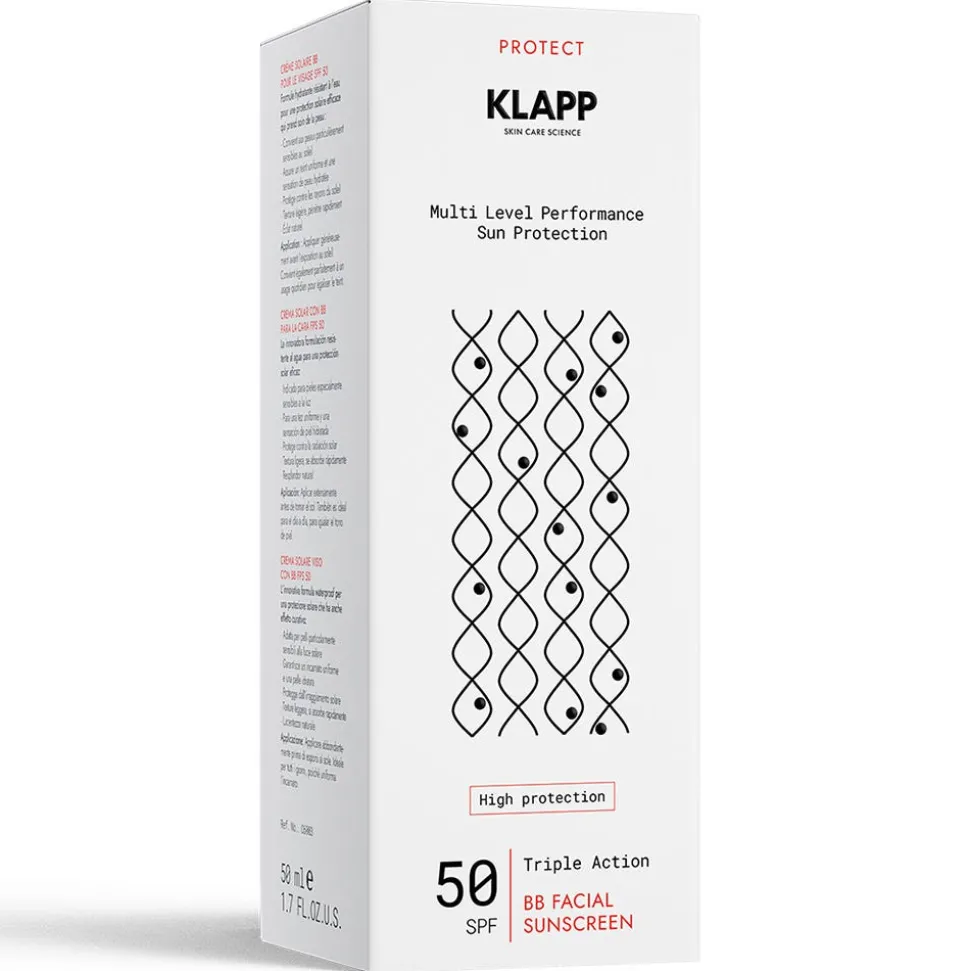 Klapp Cosmetics Triple Action Facial Suncreen BB 50SPF 50 ml