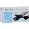 Kleva Latex-Handschuhe Größe S Schwarz 100 Stück