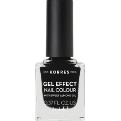 Korres Gel-Effekt Nagellack Black 100 11 ml