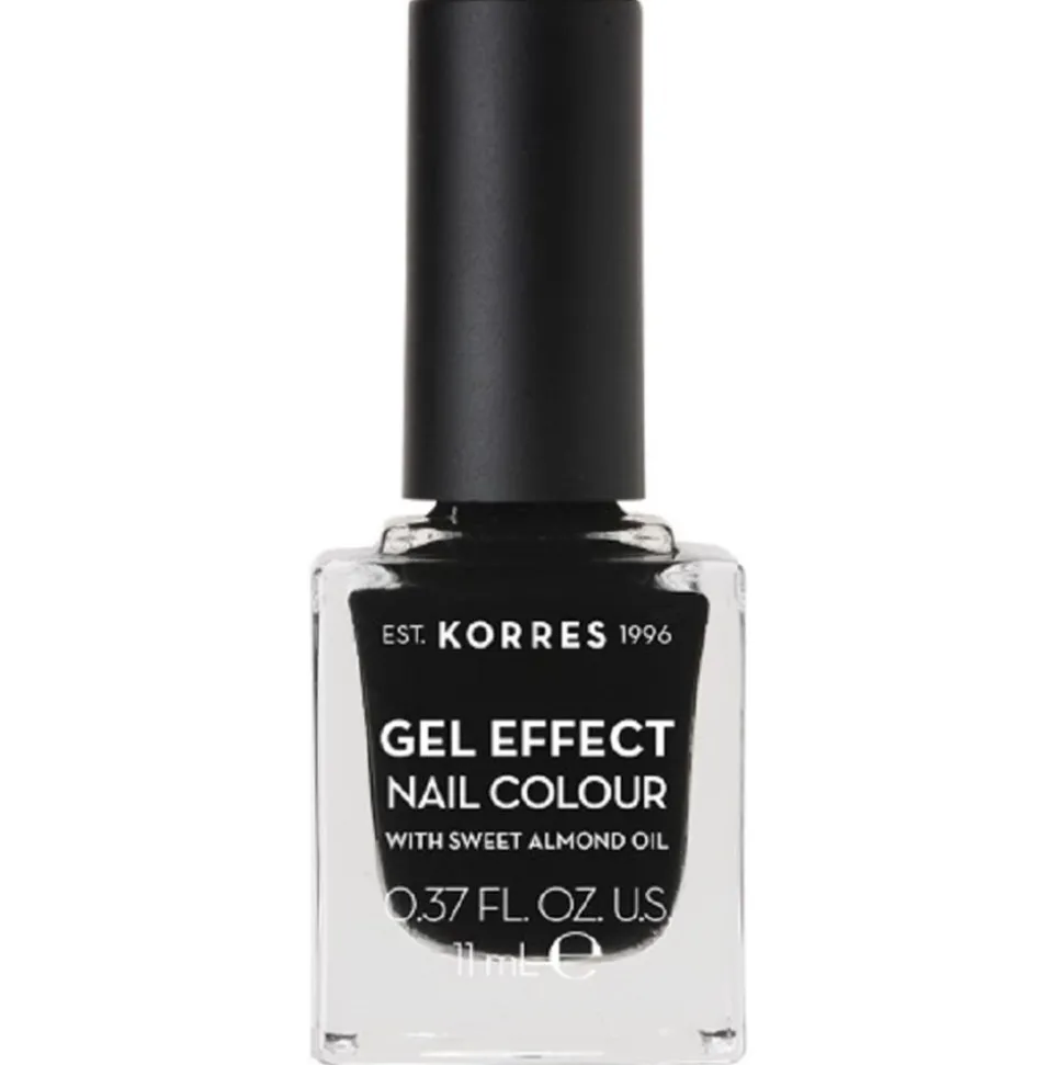 Korres Gel-Effekt Nagellack Black 100 11 ml